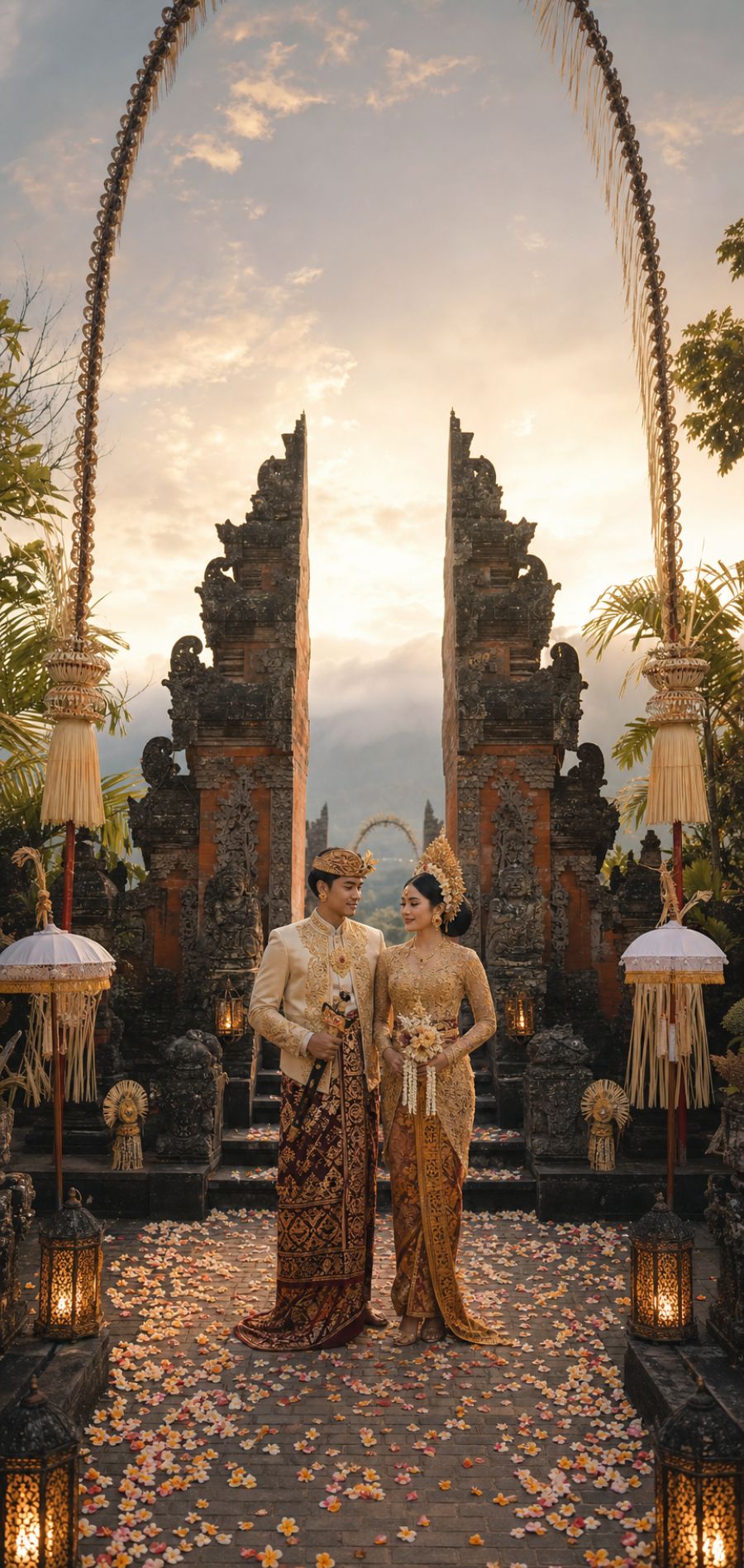 Nuansa pernikahan Bali